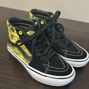 Vans x SpongeBob SquarePants Skate SK8 HI Gigliotti Gold Men's Size 4.5